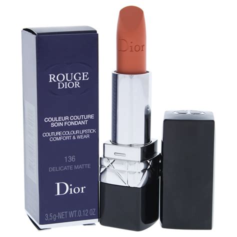 136 delicate matte dior|Dior Rouge Dior Lipstick 136 Delicate Matte 0.12 OZ.